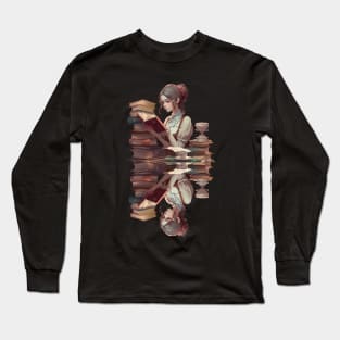 I Look Better Bent Over A Book Long Sleeve T-Shirt